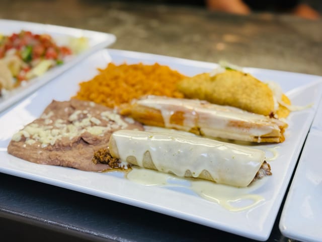 Taco & Tamale Combo.