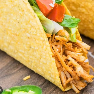 Shredded Chicken Taco