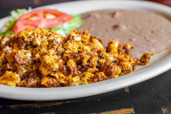 Huevos Con Chorizo.
