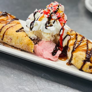 Fried Cheesecake Chimichanga