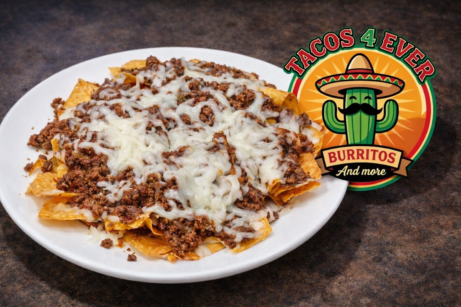 Ground Beef Nachos.